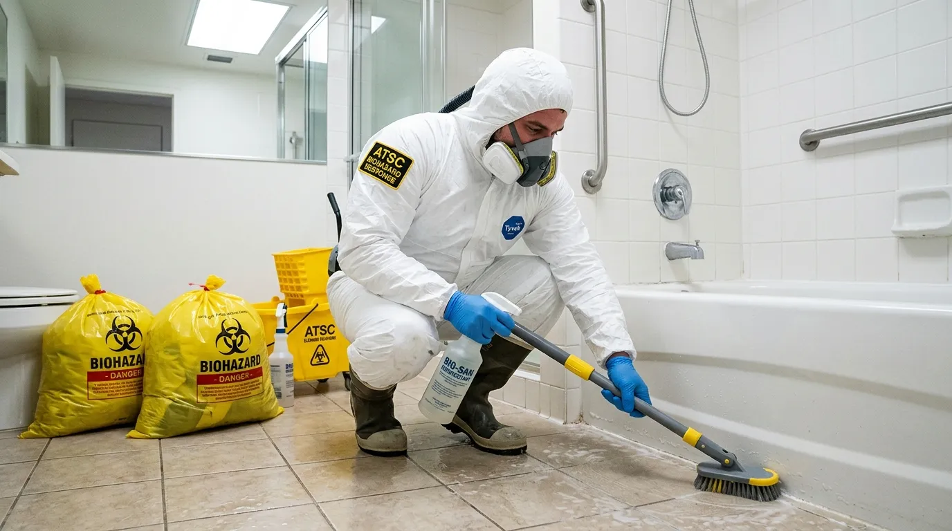 Decontamination equipment deployed for Blood Cleanup in Buford